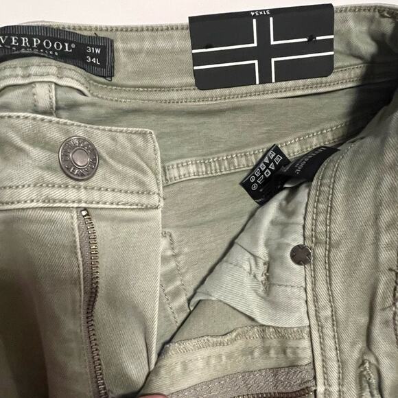 Liverpool Los Angeles Men's Jeans 31x34, Abbey Stone Color, NWT Regency Straight - Picture 3 of 6